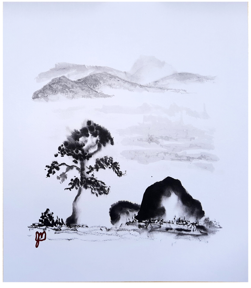 Arbre roches et montagnes 281 - Jules Morissette