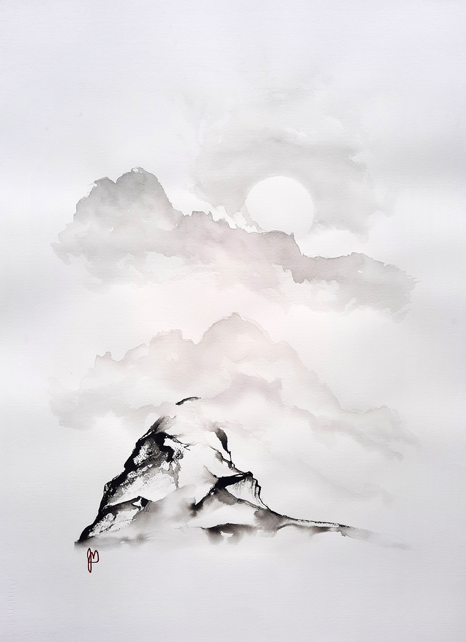Mont nuageux 289- Jules Morissette